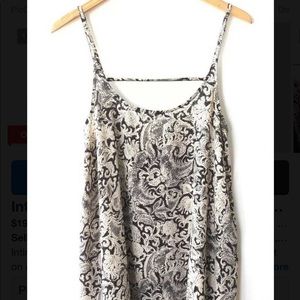 Paisley slip dress